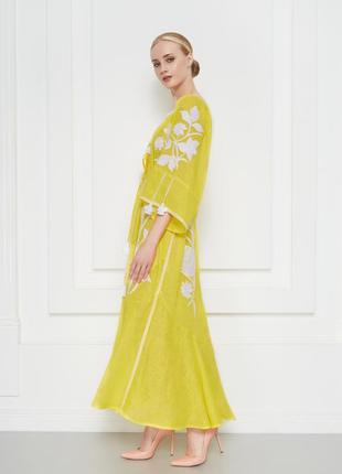 "eden" yellow maxi dress3 photo