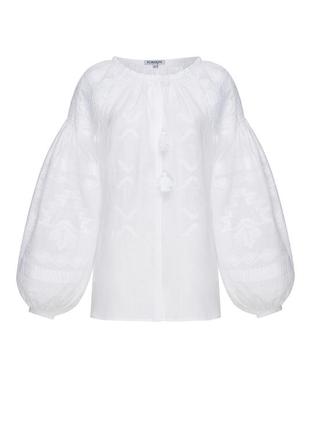 "tina" white blouse