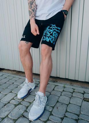 Knit shorts husll logo & tag2 photo
