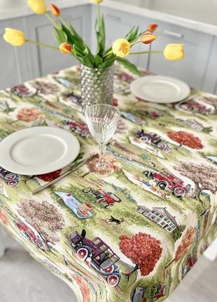 Tapestry tablecloth limaso 97 x 100 cm.1 photo