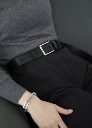Basic Leather Belt for Women5 photo