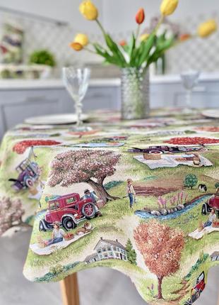 Tapestry tablecloth for round table limaso ø180 cm, round3 photo