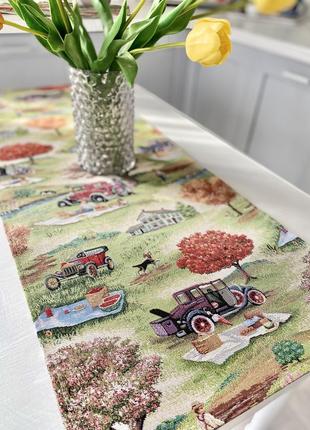 Tapestry table runner  37x100 cm.2 photo