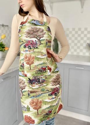 Kitchen tapestry apron2 photo