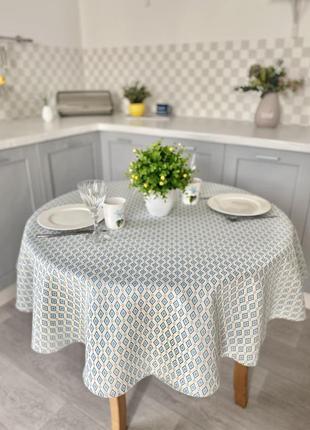 Teflon coated tablecloth ø180 cm for a round table