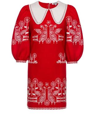 "zozulya" red mini dress