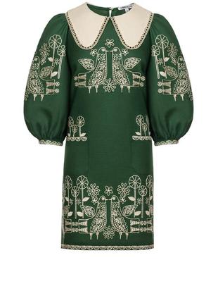 "zozulya" green mini dress