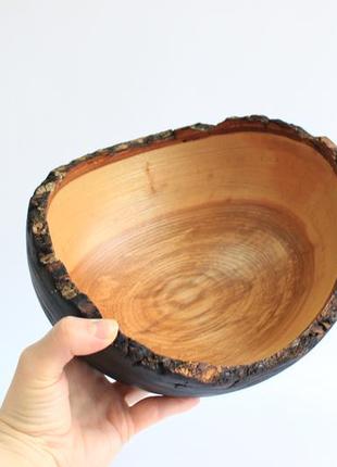 unique dinnerware bowl, candy hand craft plate, yakisugi live edge decorative vase7 photo