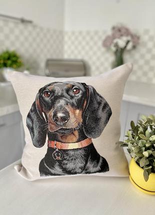 Decorative tapestry pillowcase 45*45 cm. one-sided1 photo