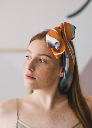 Spring kerchief "Where are you now"5 photo