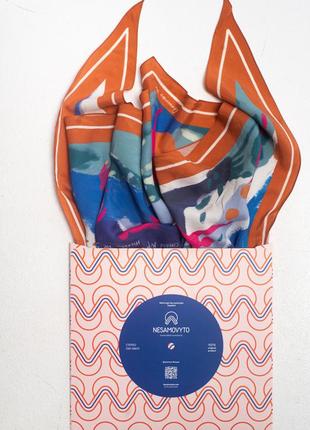 Spring kerchief "Where are you now"10 photo