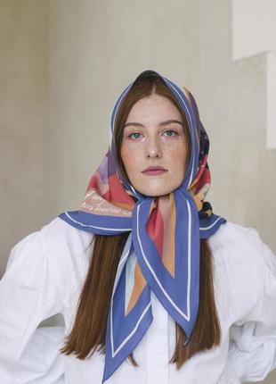 Spring kerchief "I'll go to the distant mountains"