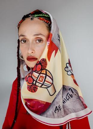 Silk scarf "Churai" PERSONÁ x Alina Pash