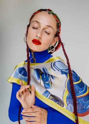 Silk scarf "Sophia" PERSONÁ x Alina Pash