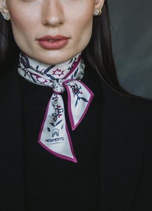 Thin silk scarf "LOVE"1 photo