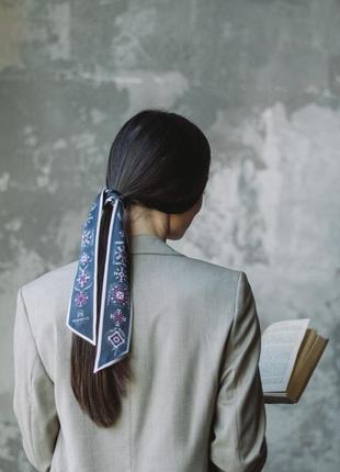 Thin silk scarf "WISDOM"5 photo