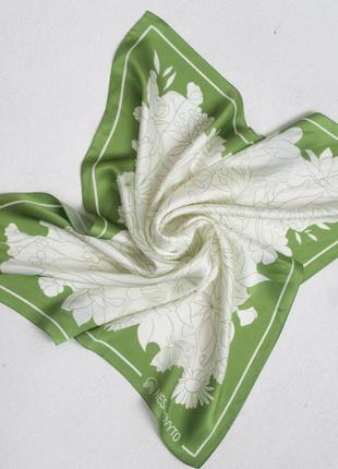 Silk scarf "Plant Nature"4 photo