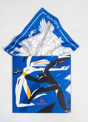 Silk scarf "Animal Nature"10 photo