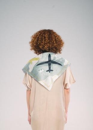 Silk scarf "Dream / Mriya"4 photo