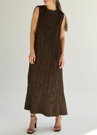 MAXI-DRESS CHOCOLATE1 photo
