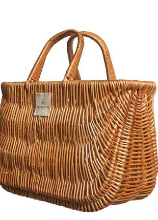 Picnic basket with duster bag2 photo