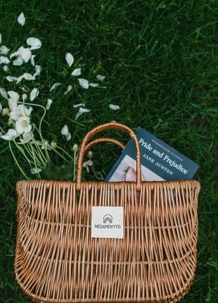 Mini picnic basket with duster bag1 photo