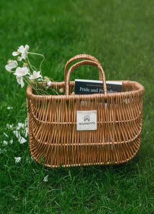 Mini picnic basket with duster bag3 photo