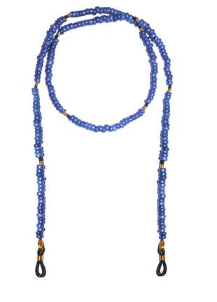 Blue eyeglass chain "Corali"1 photo