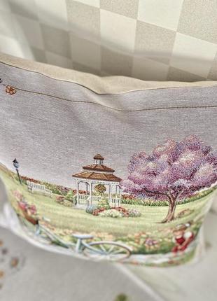 Decorative tapestry pillowcase 45*45 cm. one-sided3 photo