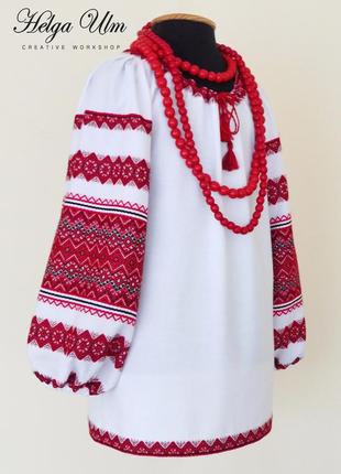 Blouse made from embroidered cloth Namysto