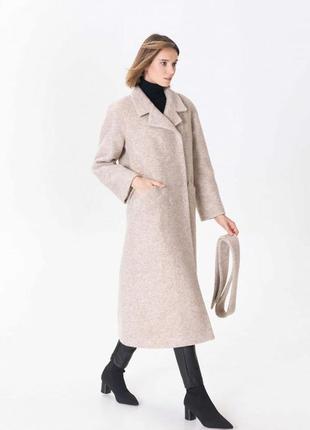 Beige coat with slit pockets 500289 a LOT3 photo
