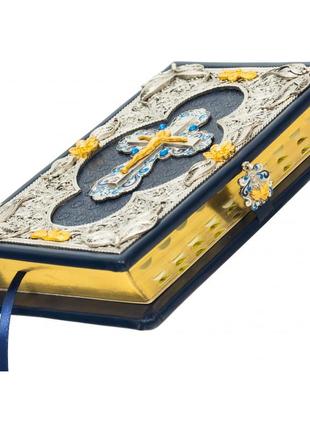 The Bible is large mm.: 135x190x44 natural leather, in the Ukrainian language6 photo