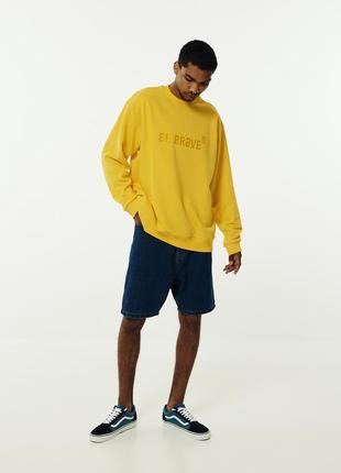 BRAVERY IS IN OUR DNA Yellow Sweatshirt1 photo