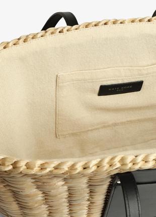 Straw Tote Black3 photo