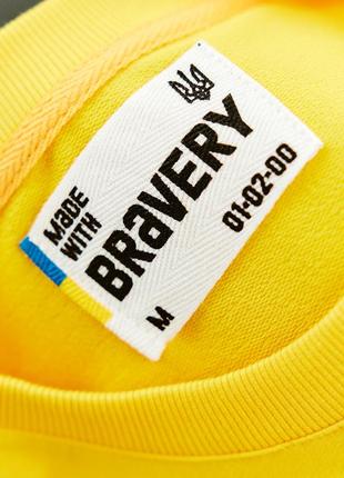 BRAVERY IS IN OUR DNA Yellow T-shirt5 photo