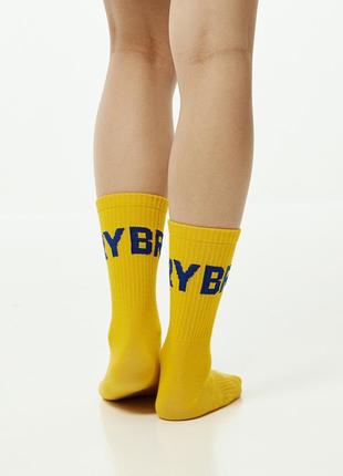 BRAVERY ORIGINAL Blue-Yellow Socks Pack2 photo