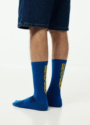 BRAVERY ORIGINAL Blue-Yellow Socks Pack5 photo