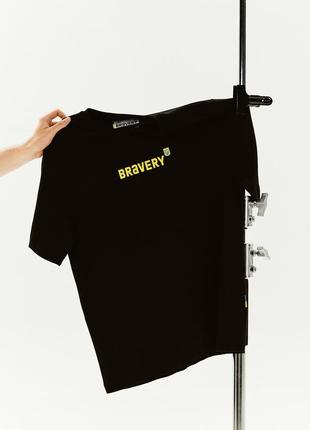 BRAVERY ORIGINAL Black T-shirt Oversize2 photo