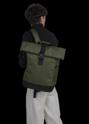 Backpack for men city large, rolltop with a compartment for a laptop up to 15.6", Bounce ar.WR-EV-038 photo