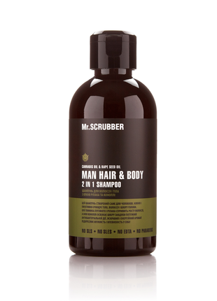 Shampoo Man Hair & Body 2 in 1, 250 ml1 photo