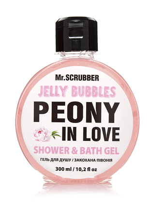 Shower gel Jelly Bubble Peony in Love, 300 ml