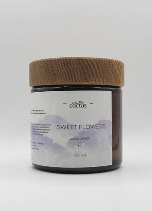 Soy candle "Sweet flowers"