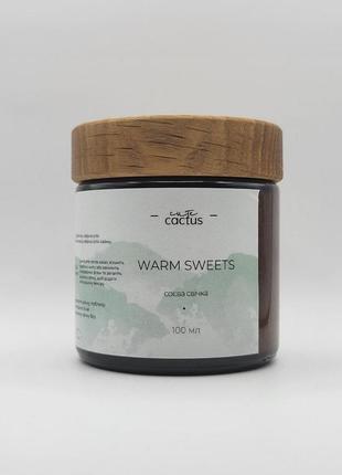 Soy candle "Warm sweets"