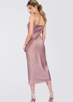 Midi Slip Dress, lilac3 photo