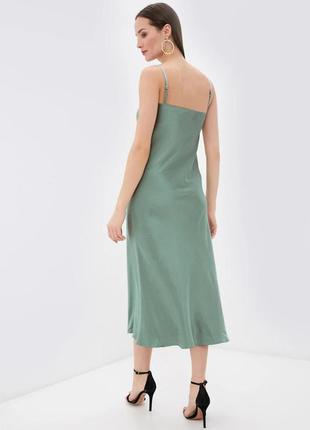Midi Slip Dress, mint2 photo