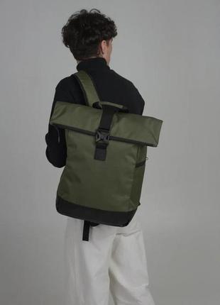 Backpack for men city large, rolltop with a compartment for a laptop up to 15.6", Bounce ar.WR-EV-031 photo