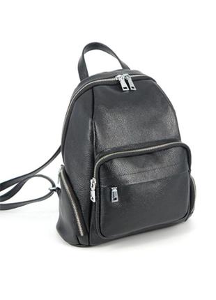 Backpack women's leather TURIV Black (02060101)2 photo