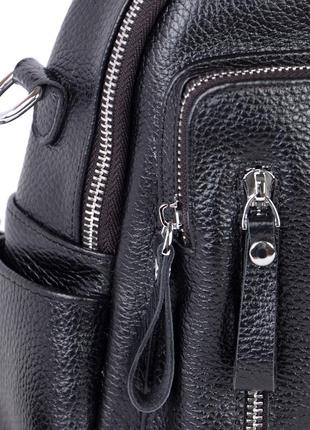 Backpack women's leather TURIV Black (02070101)6 photo