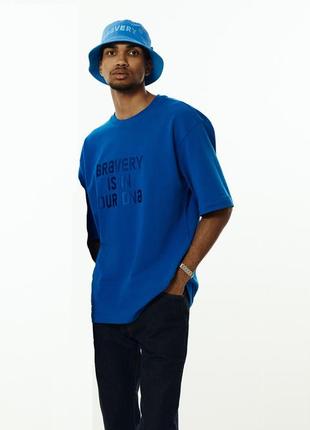 BRAVERY IS IN OUR DNA Blue T-shirt