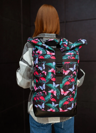 Backpack for women city large, rolltop with a compartment for a laptop up to 15.6", Bounce ar.B41-TW2 photo